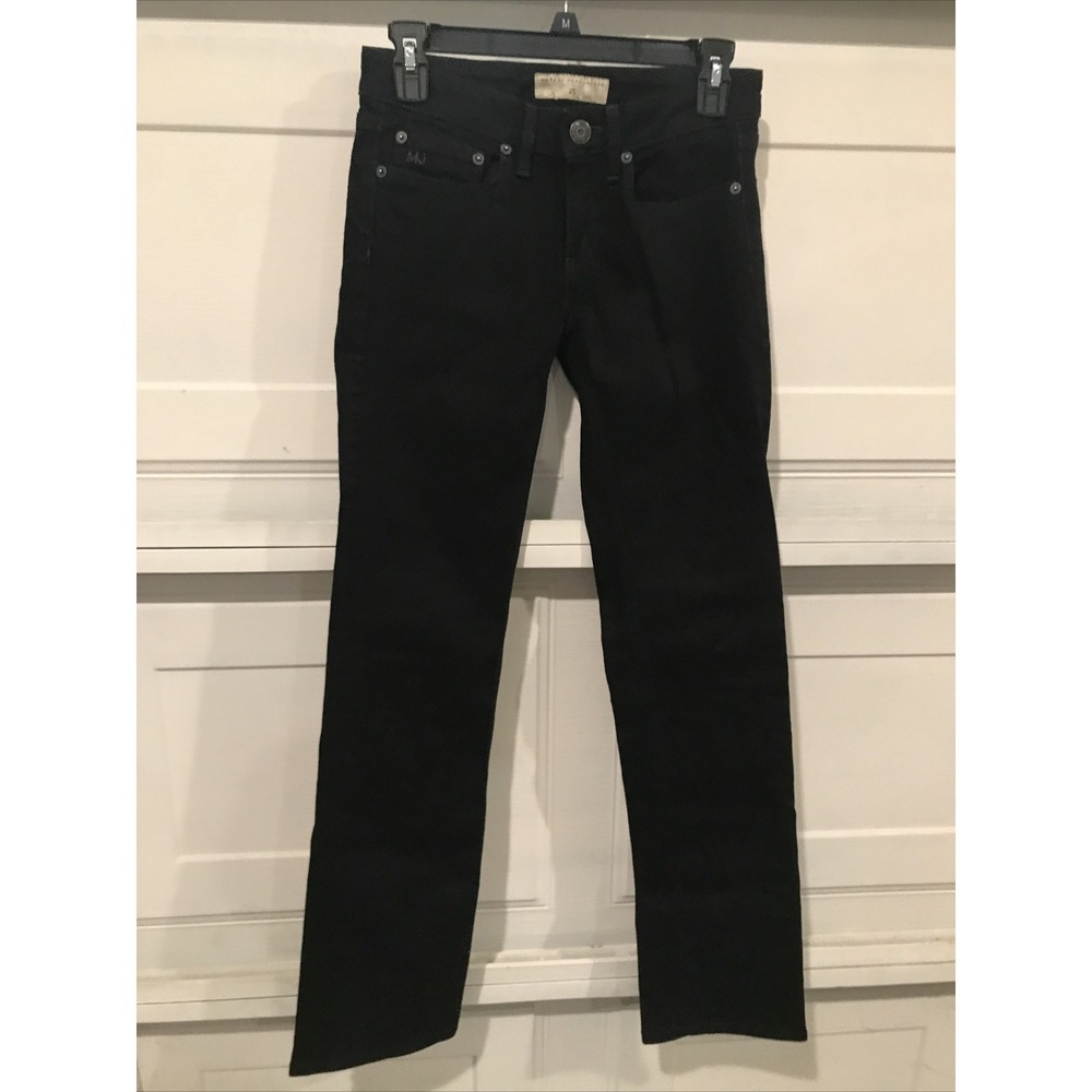 Jacobs by Marc Jacobs for Marc  Straight Leg Dark Wash Jeans, Black Size 25